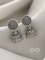 Touch of the Sun- Brass Jhumka Earrings