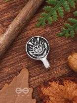 THE DIVINE GRACE - OXIDISED NON-PIERCED NOSERING