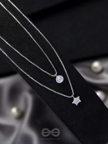 Petal n Bloom- Silver Layered Necklace