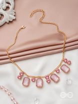 The Garden Of Evening Mists- Golden Embellished Necklace With Anti-Tarnish Coating 