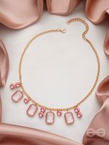 The Garden Of Evening Mists- Golden Embellished Necklace With Anti-Tarnish Coating 