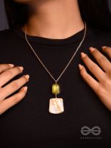 The Sea Goddess- Golden Shell Necklace With Anti-Tarnish Coating 