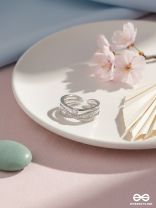 The Precious Proposal - Cubic Zirconia Silver Ring (Adjustable)