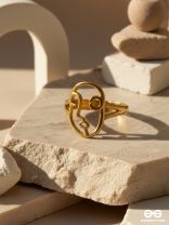 MY MUSE - STAINLESS STEEL ANTI-TARNISH GOLDEN RING