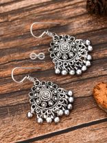 The Motif Circles - The Oxidised Dangler Collection