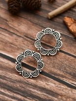 The Cute Florals - Oxidised Boho Studs