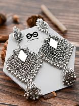 The Artistic Delight - Oxidised Boho Earrings